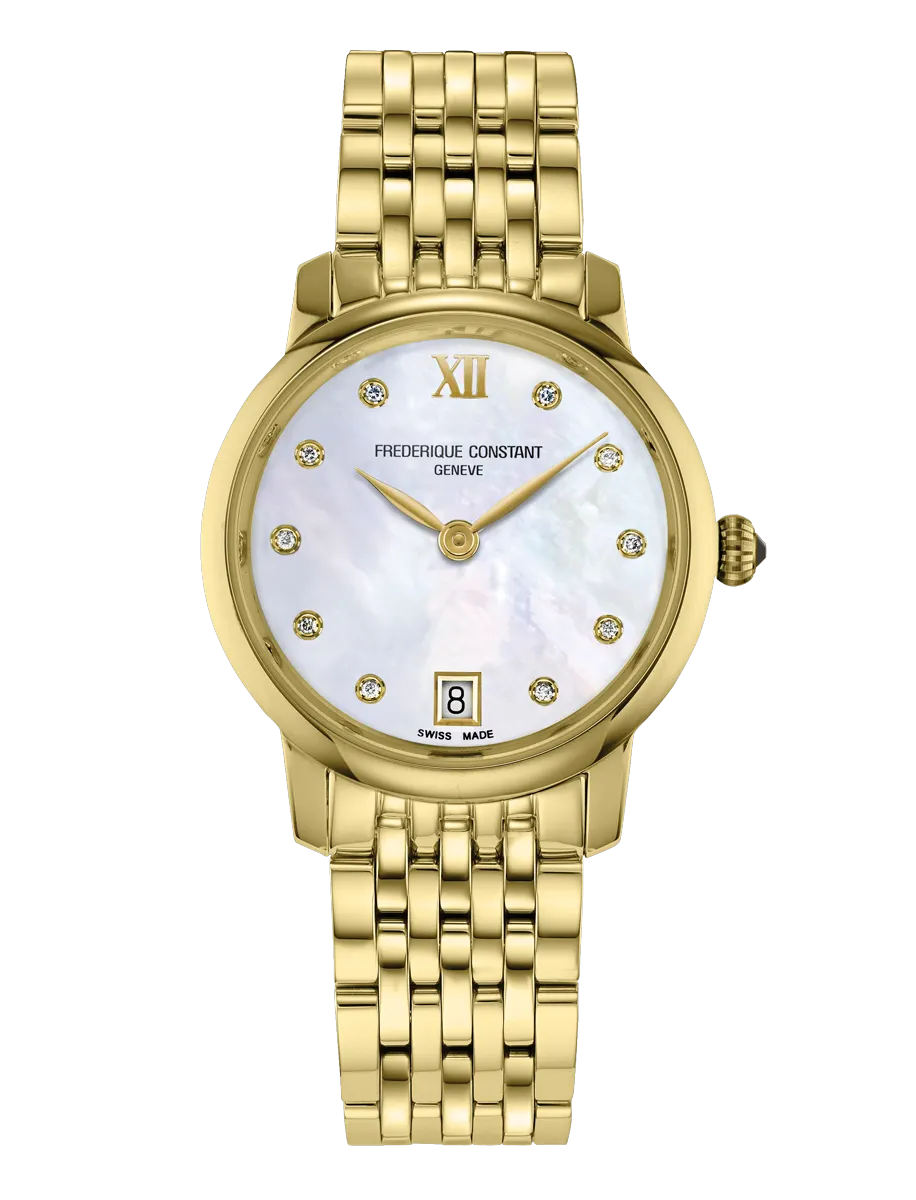 Classics Slimline Ladies Watch FC-220MPWD1S25B | Frederique Constant